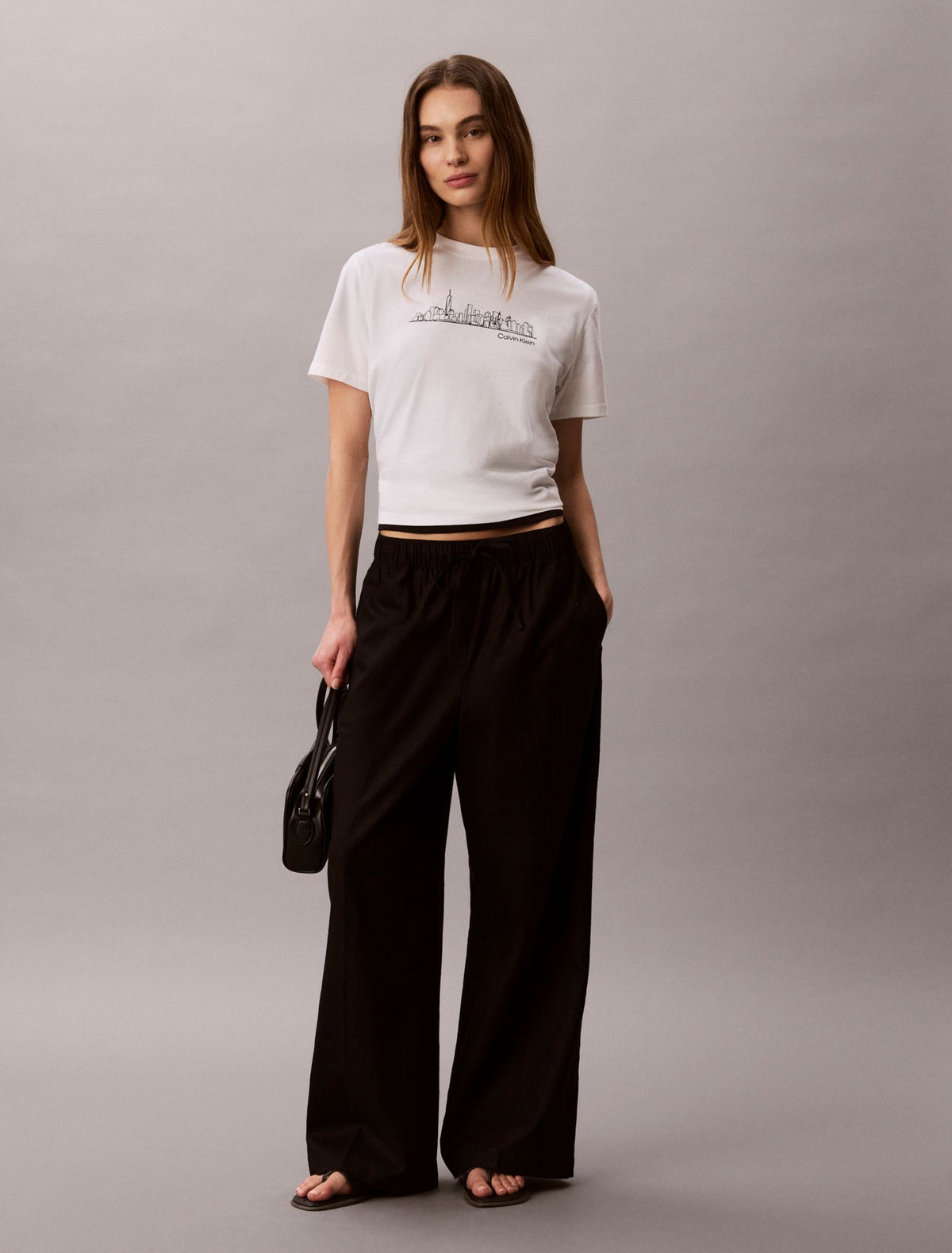 New York Cityscape Classic Graphic Tee - Calvin Klein Women