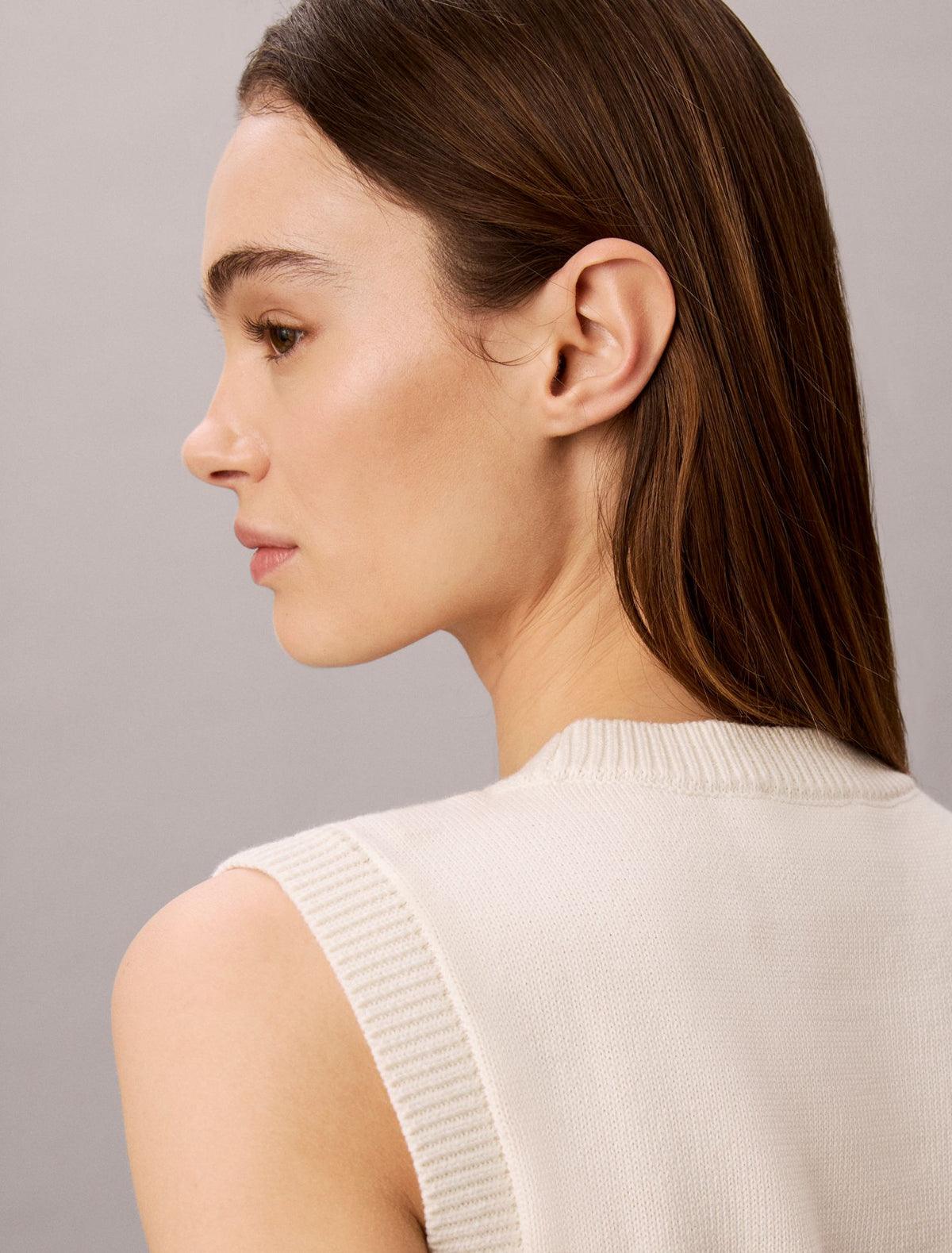 Textured Monogram Tank Top - Calvin Klein Women