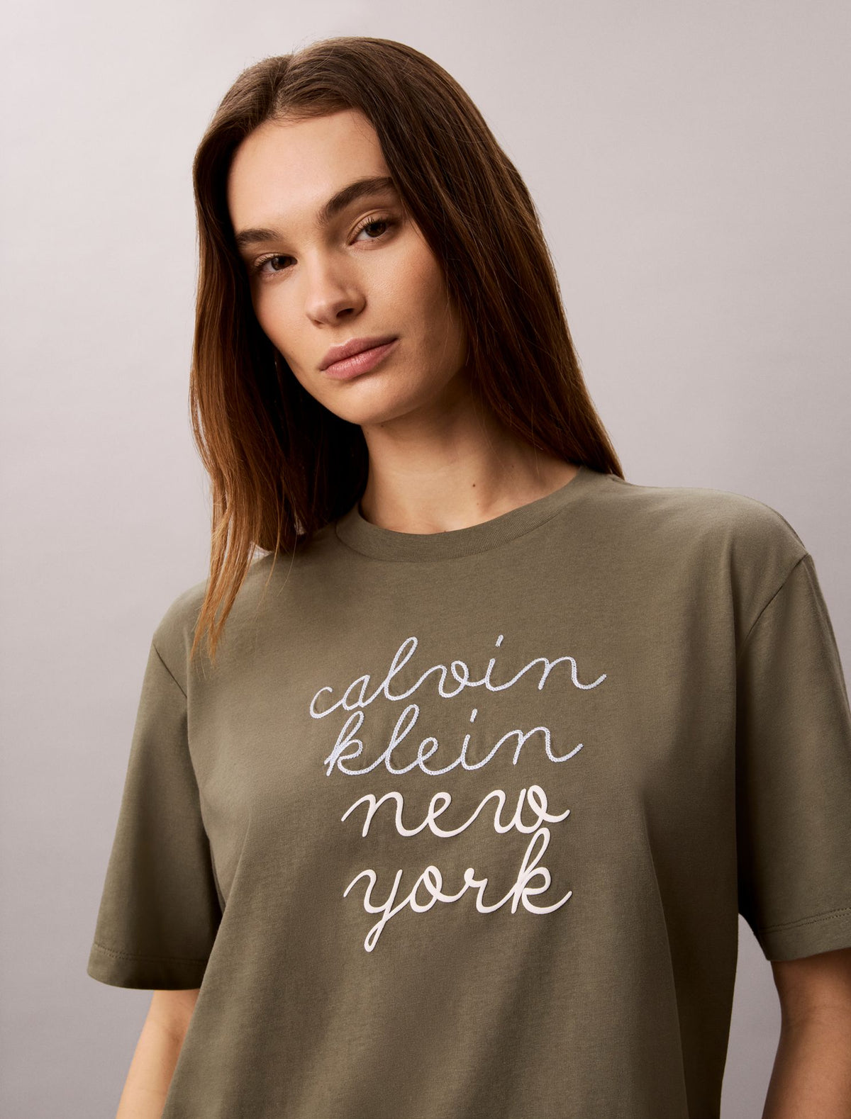 Boxy CK NY Graphic Tee - Calvin Klein Women