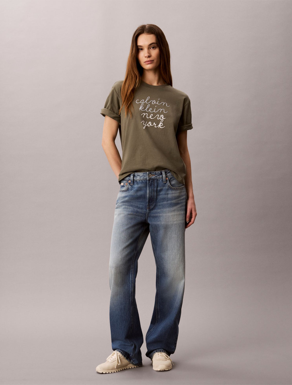 Boxy CK NY Graphic Tee - Calvin Klein Women