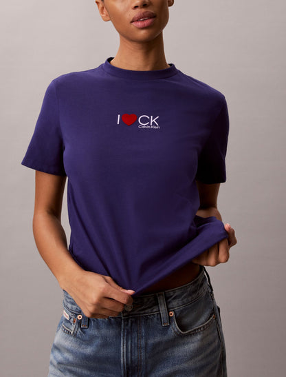 Heart Logo Classic T-Shirt - Calvin Klein Women