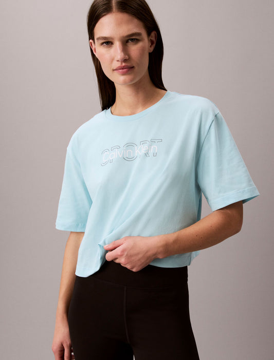 Commuter Boxy Cropped T-Shirt - Calvin Klein Women