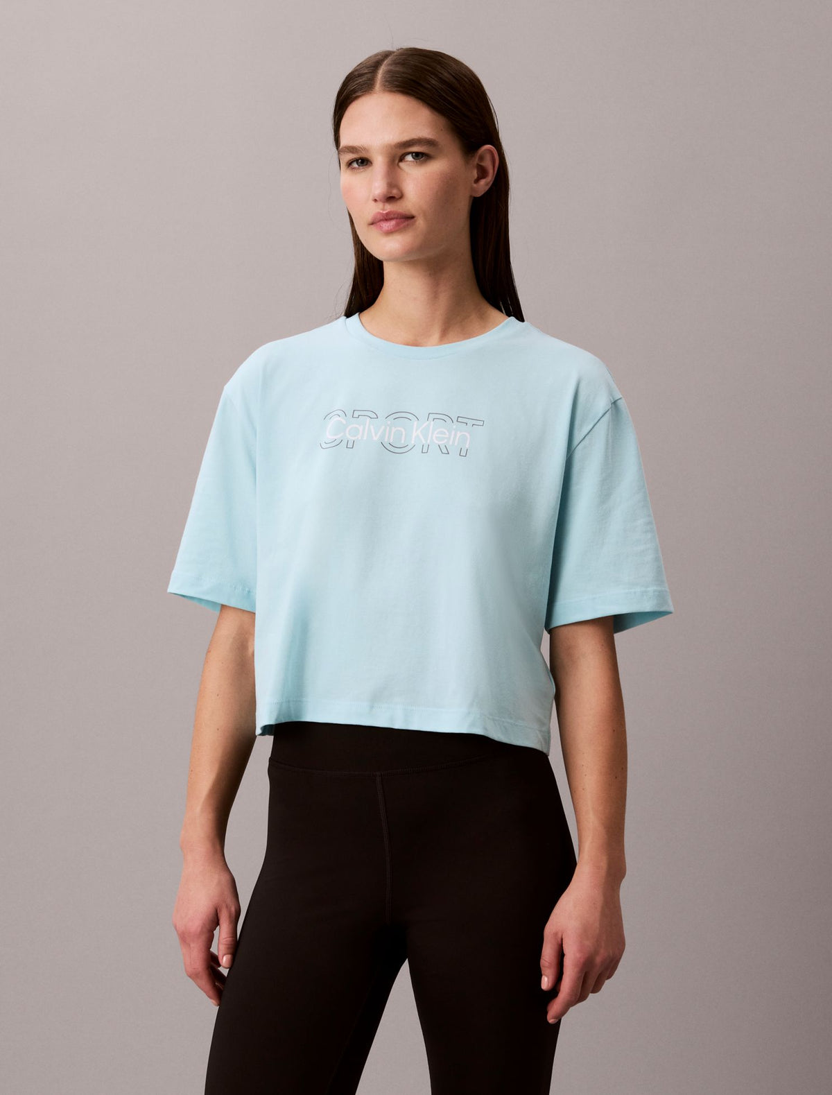 Commuter Boxy Cropped T-Shirt - Calvin Klein Women