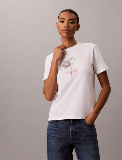Floral Graphic Classic Tee - Calvin Klein Women