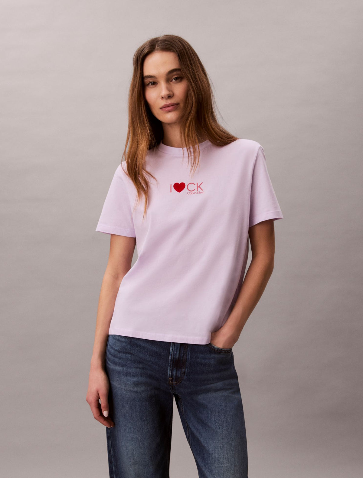 Heart Logo Classic T-Shirt - Calvin Klein Women