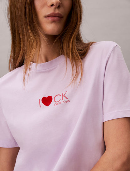 Heart Logo Classic T-Shirt - Calvin Klein Women