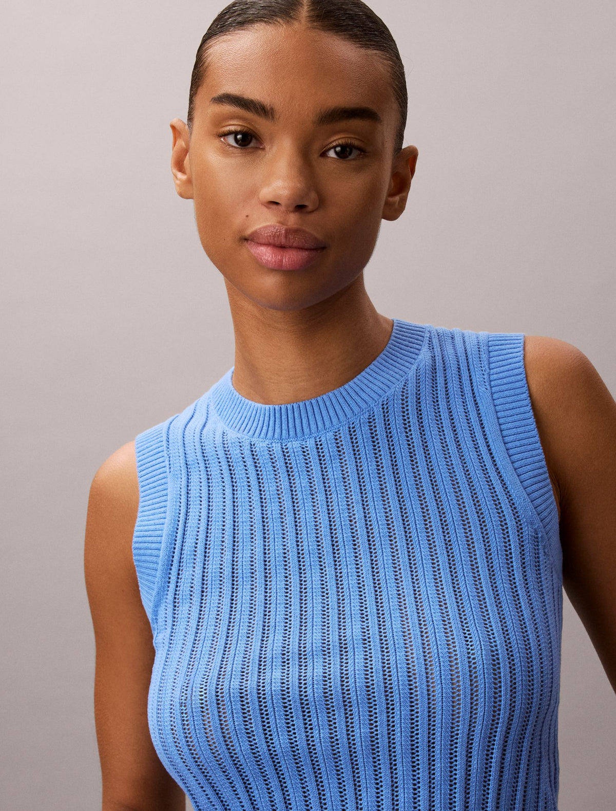 Open Stitch Sweater Tank - Calvin Klein Women