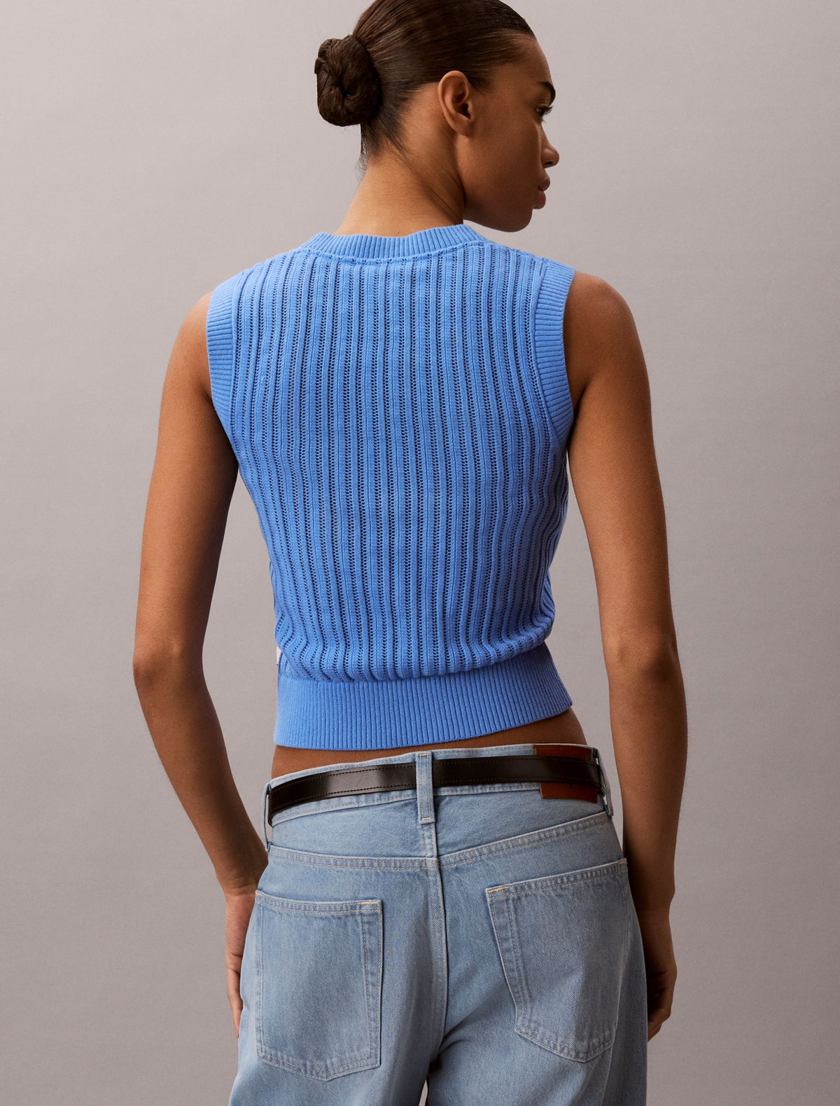 Open Stitch Sweater Tank - Calvin Klein Women