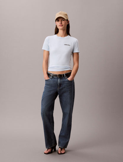 Logo Graphic Slim T-Shirt - Calvin Klein Women