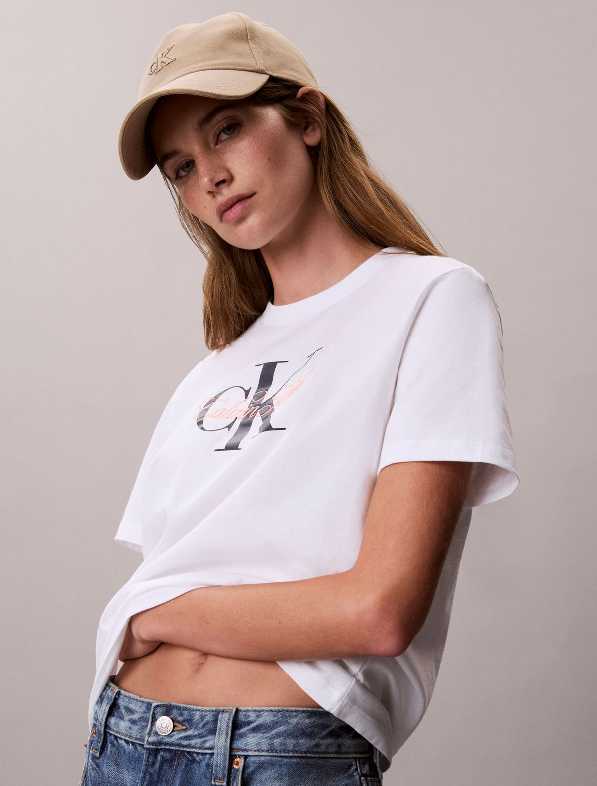 Script Monologo Graphic Classic T-Shirt - Calvin Klein Women