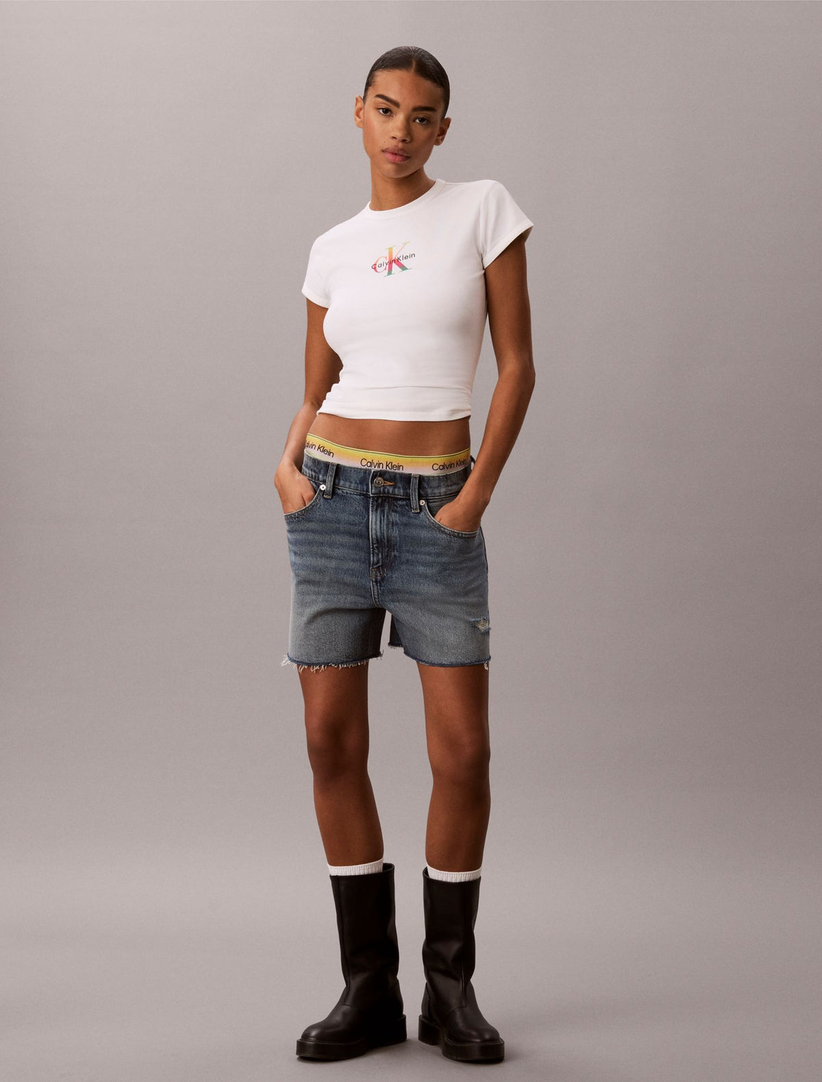 Pride Monologo Baby Tee - Calvin Klein Women