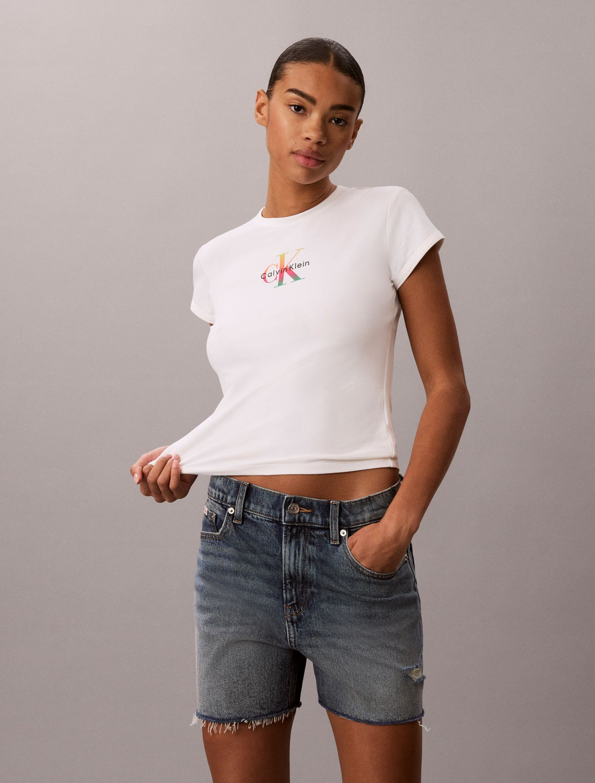 Pride Monologo Baby Tee - Calvin Klein Women