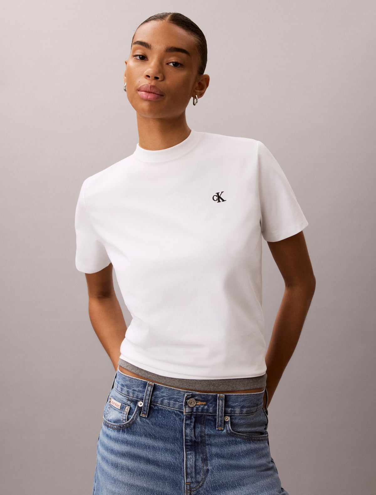 Sun Graphic Cooling Jersey Classic Tee - Calvin Klein Women