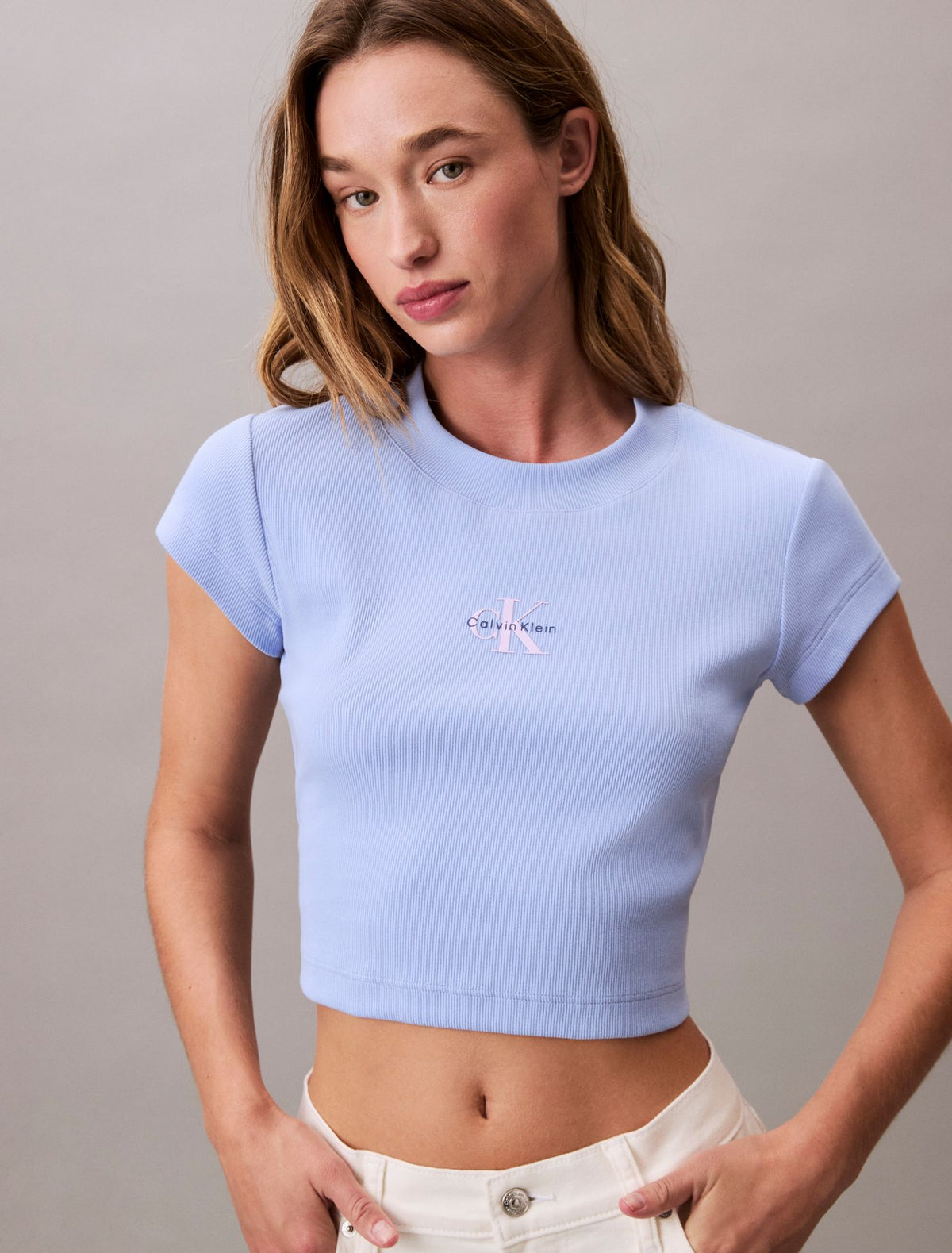 Monologo Baby Tee - Calvin Klein Women
