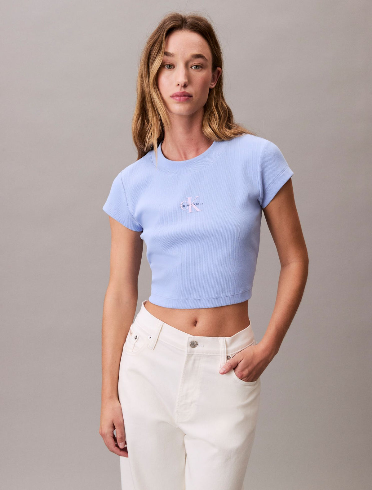 Monologo Baby Tee - Calvin Klein Women