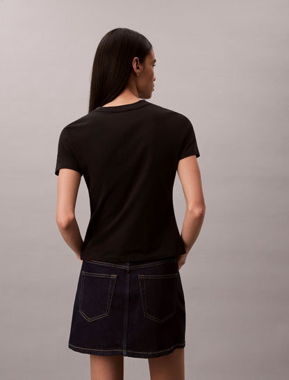 Flower Logo Graphic Slim T-Shirt - Calvin Klein Women