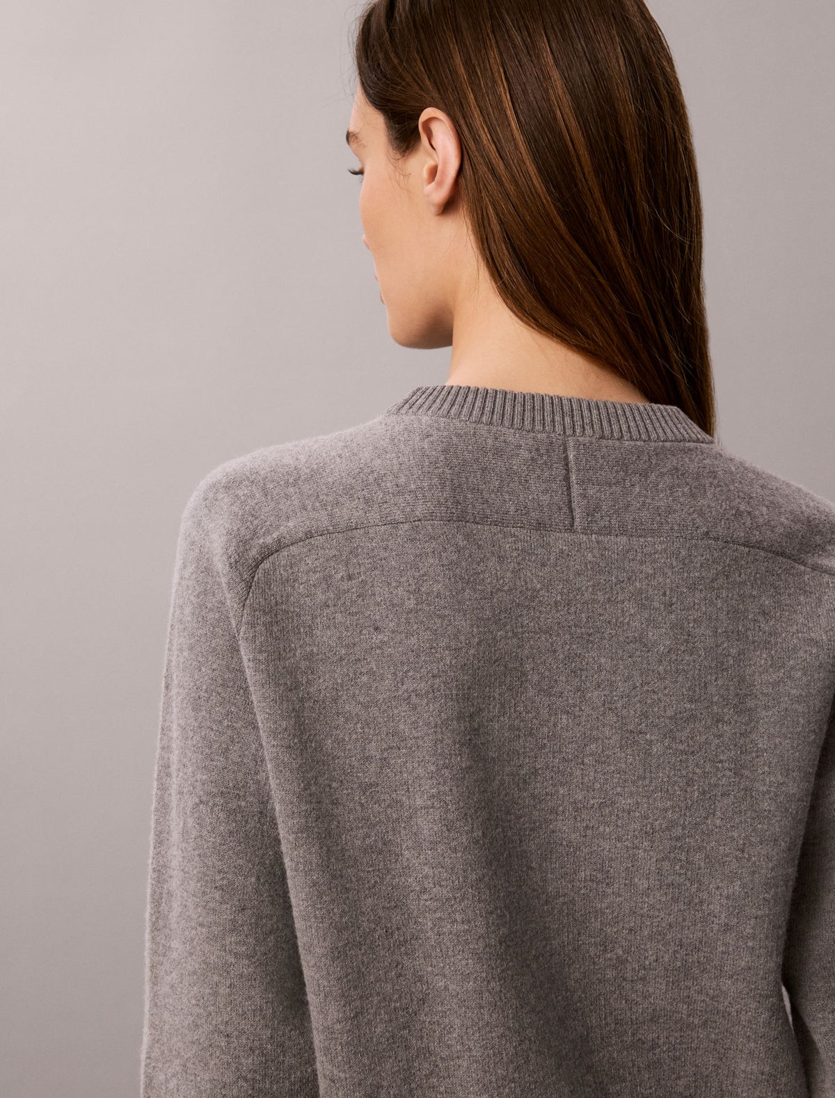 Cotton Wool Raglan Sweater - Calvin Klein Women