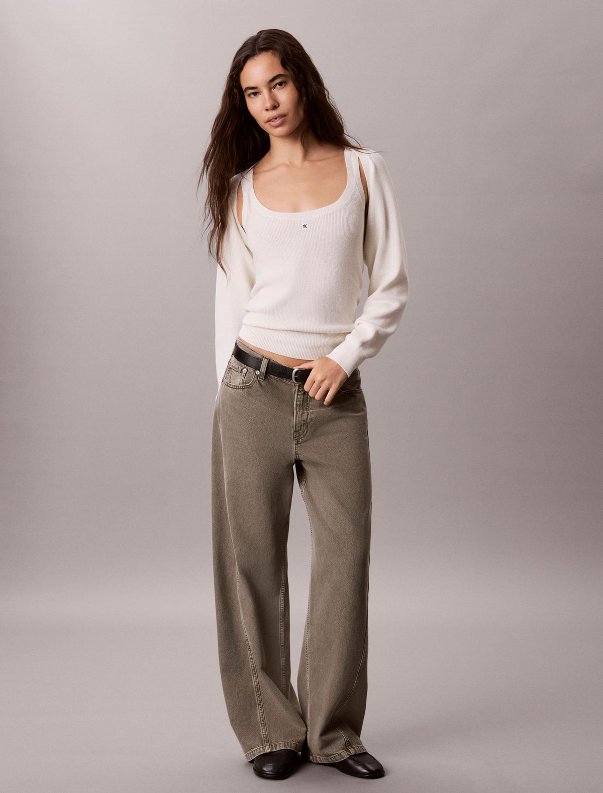 2-In-1 Cardigan Tank Set - Calvin Klein Women