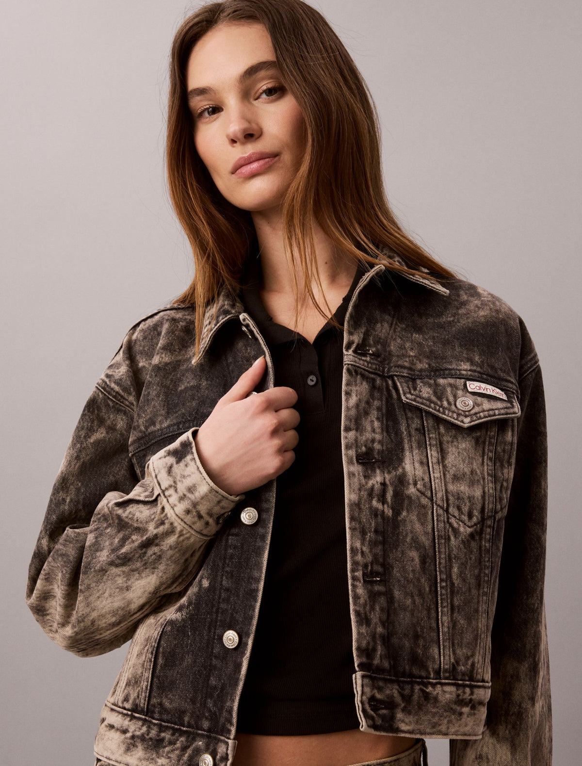 90s Trucker Jacket - Calvin Klein Women