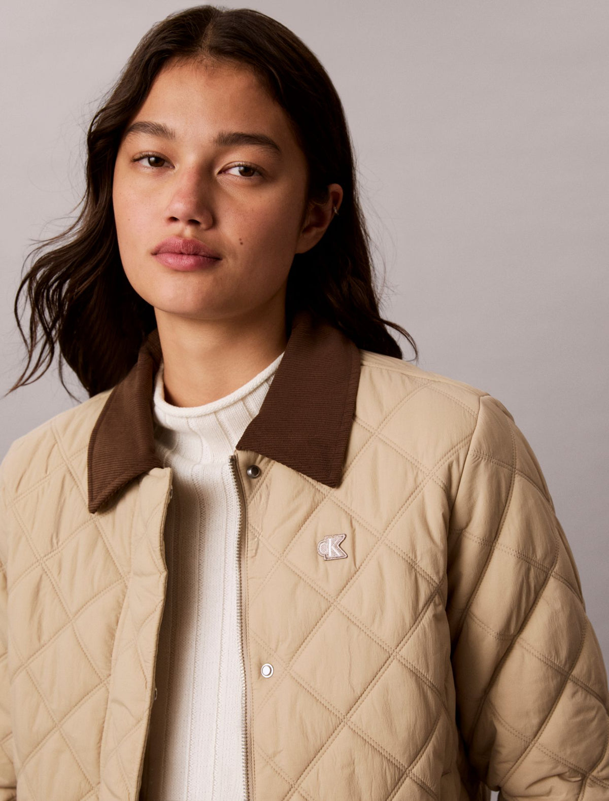 Mixed Media Liner Jacket - Calvin Klein Women