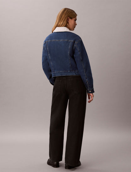 Denim Sherpa Jacket - Calvin Klein Women
