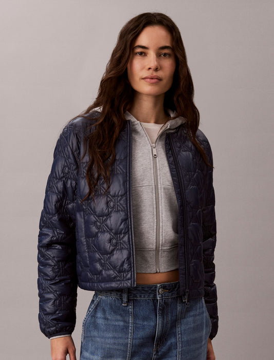 Monogram Quilted Liner Jacket - Calvin Klein Women