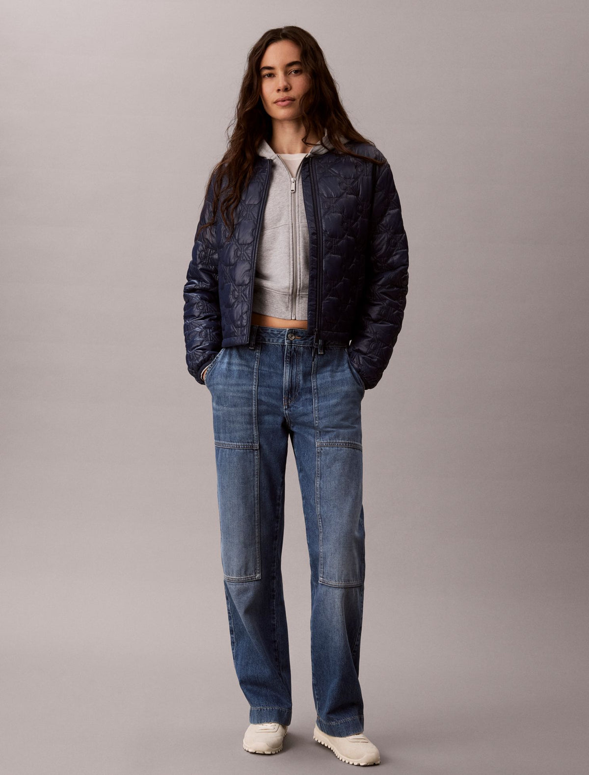 Monogram Quilted Liner Jacket - Calvin Klein Women