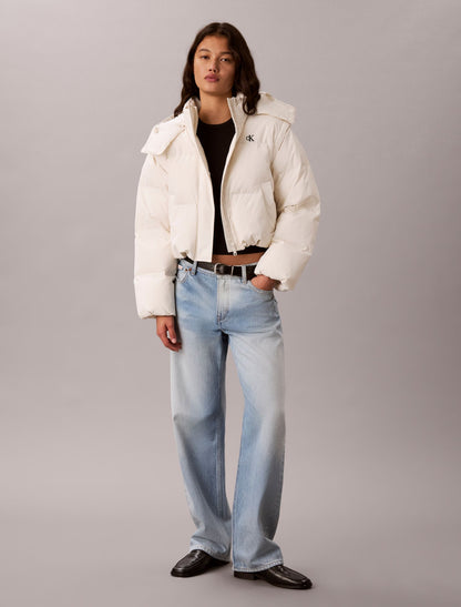 Matte Convertible Down Puffer Jacket - Calvin Klein Women