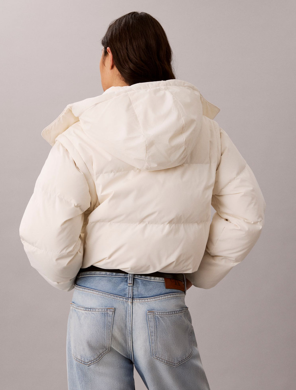 Matte Convertible Down Puffer Jacket - Calvin Klein Women