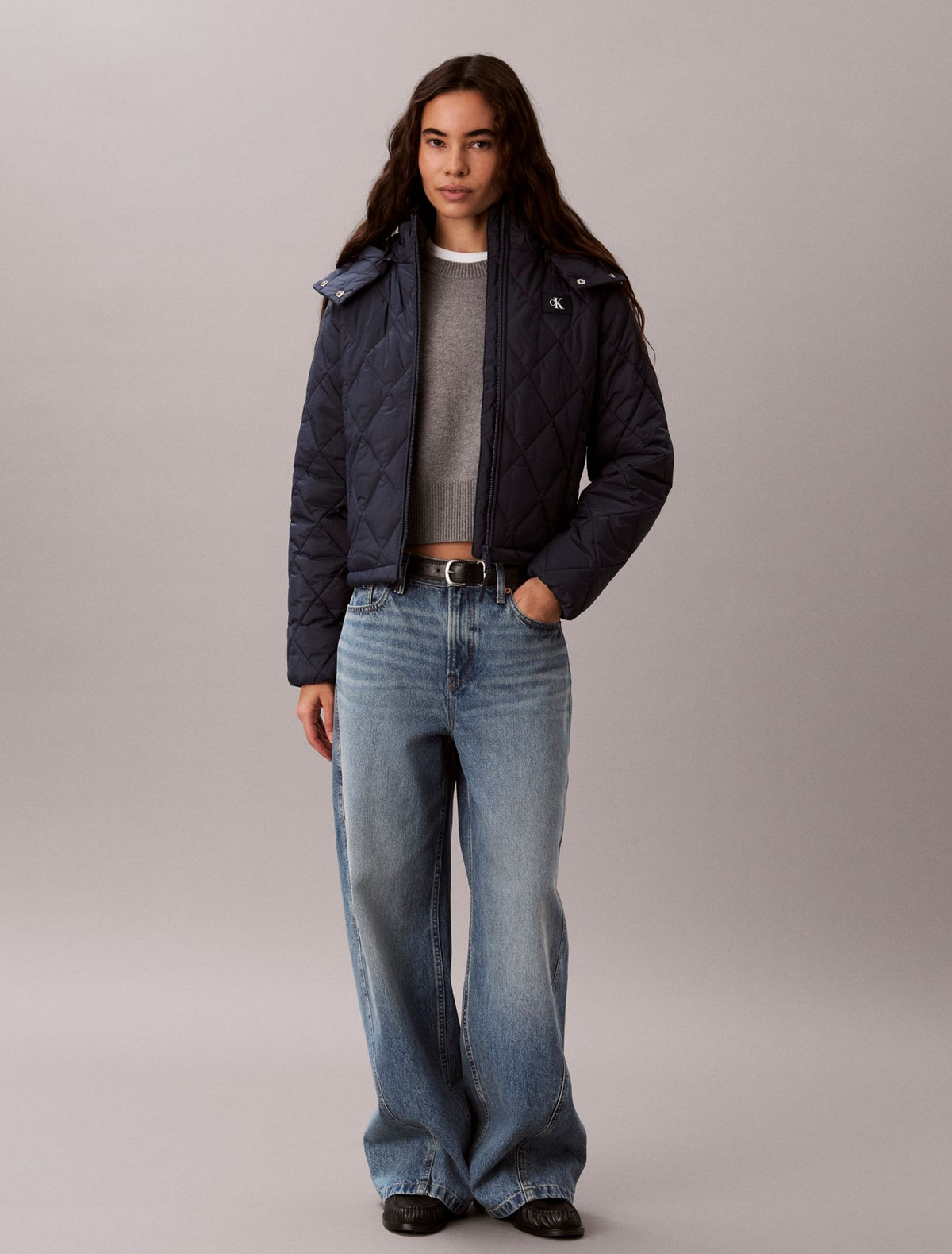 Quilted Hooded Puffer Jacket - Calvin Klein Women