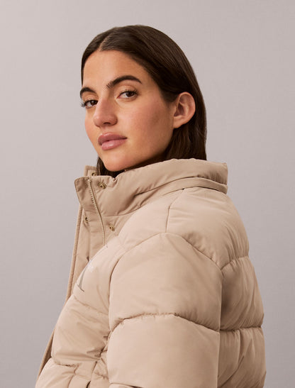 Matte Monologo Puffer Jacket - Calvin Klein Women