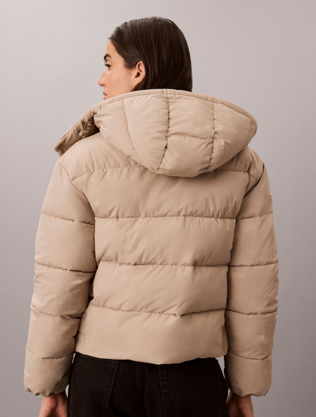 Matte Monologo Puffer Jacket - Calvin Klein Women