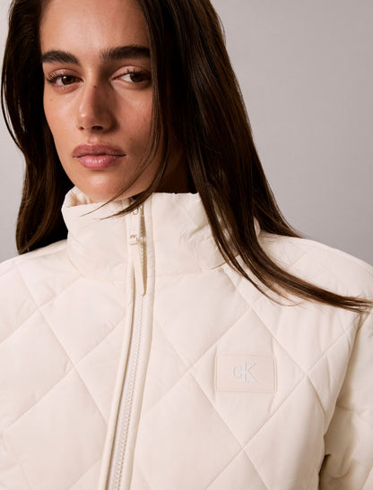 Quilted Hooded Puffer Jacket - Calvin Klein Women