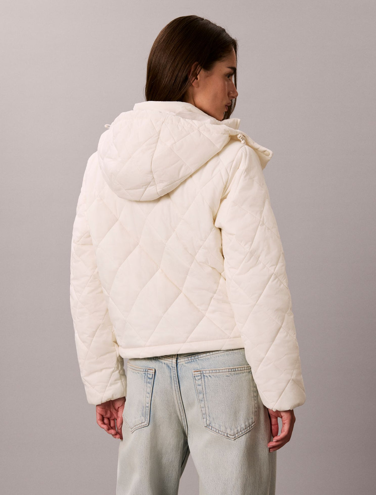 Quilted Hooded Puffer Jacket - Calvin Klein Women