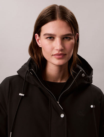 Lightweight Mid Length Parka Jacket - Calvin Klein Women