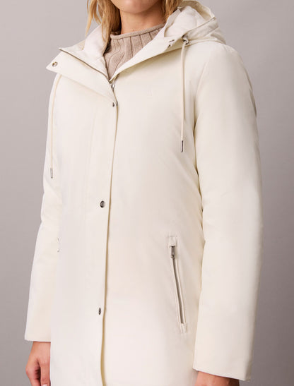 Lightweight Mid Length Parka Jacket - Calvin Klein Women