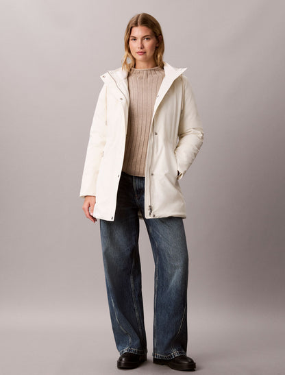 Lightweight Mid Length Parka Jacket - Calvin Klein Women
