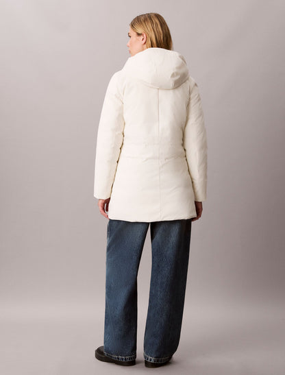 Lightweight Mid Length Parka Jacket - Calvin Klein Women