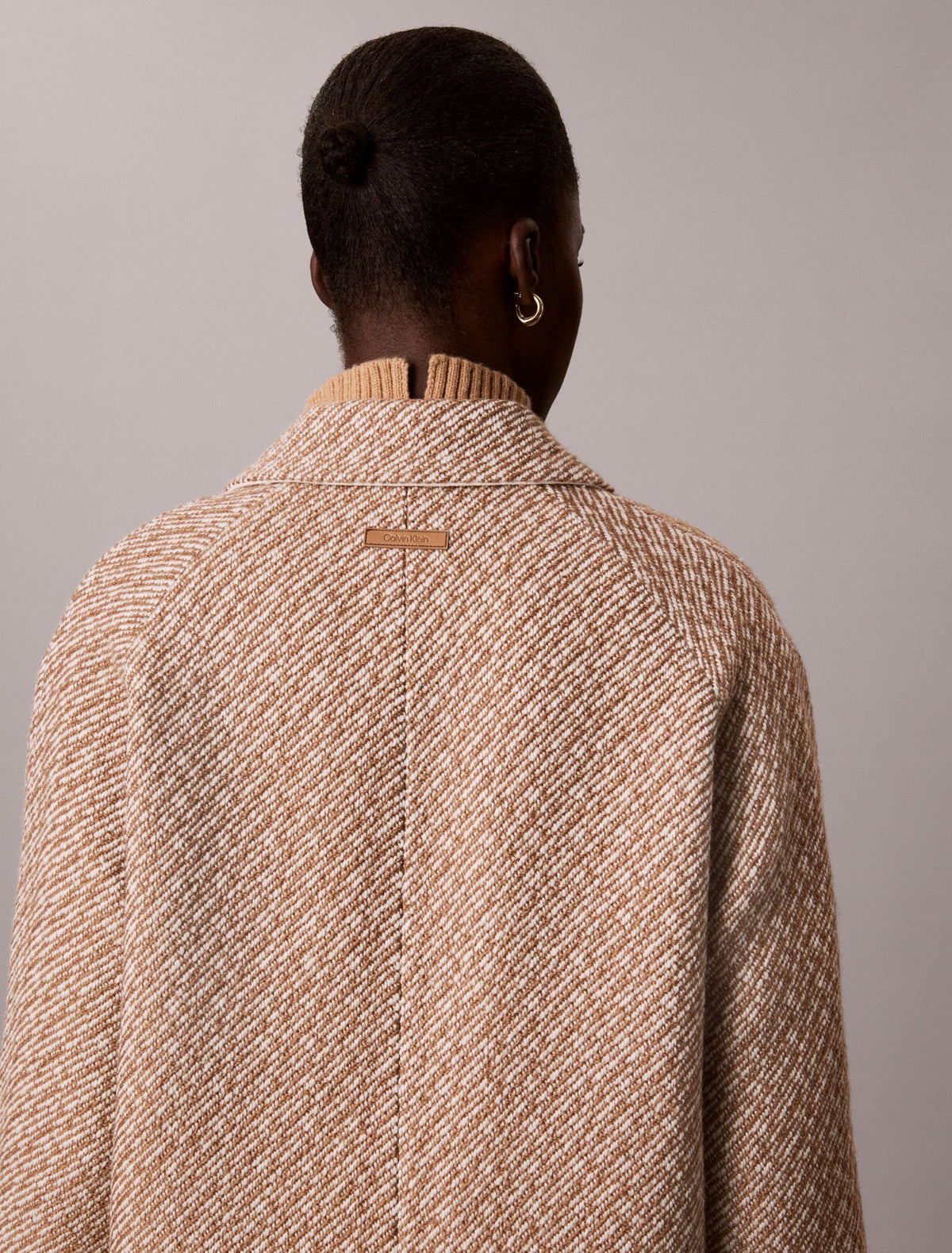 Relaxed Wool Blend Peacoat - Calvin Klein Women