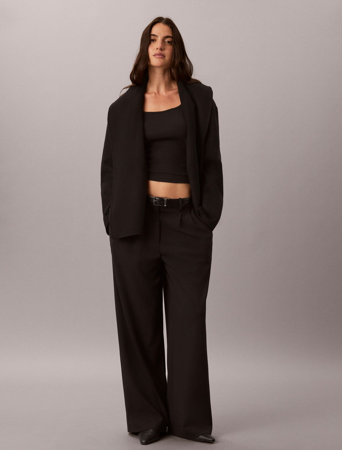 Shawl Hip Coat - Calvin Klein Women