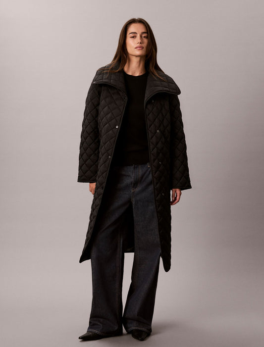 Quilted Liner Coat - Calvin Klein Women