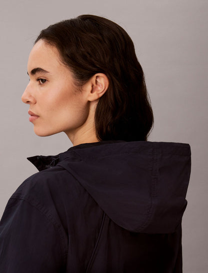 Lightweight Cinch Waist Windbreaker Jacket - Calvin Klein Women