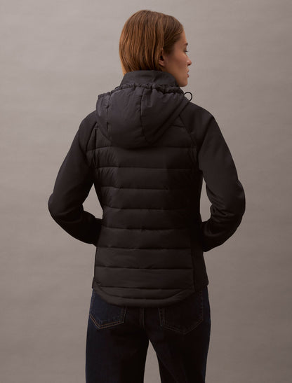 Mixed Media Puffer Jacket - Calvin Klein Women