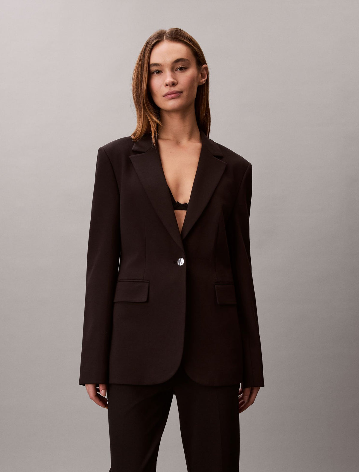 Ponte Slim Blazer - Calvin Klein Women