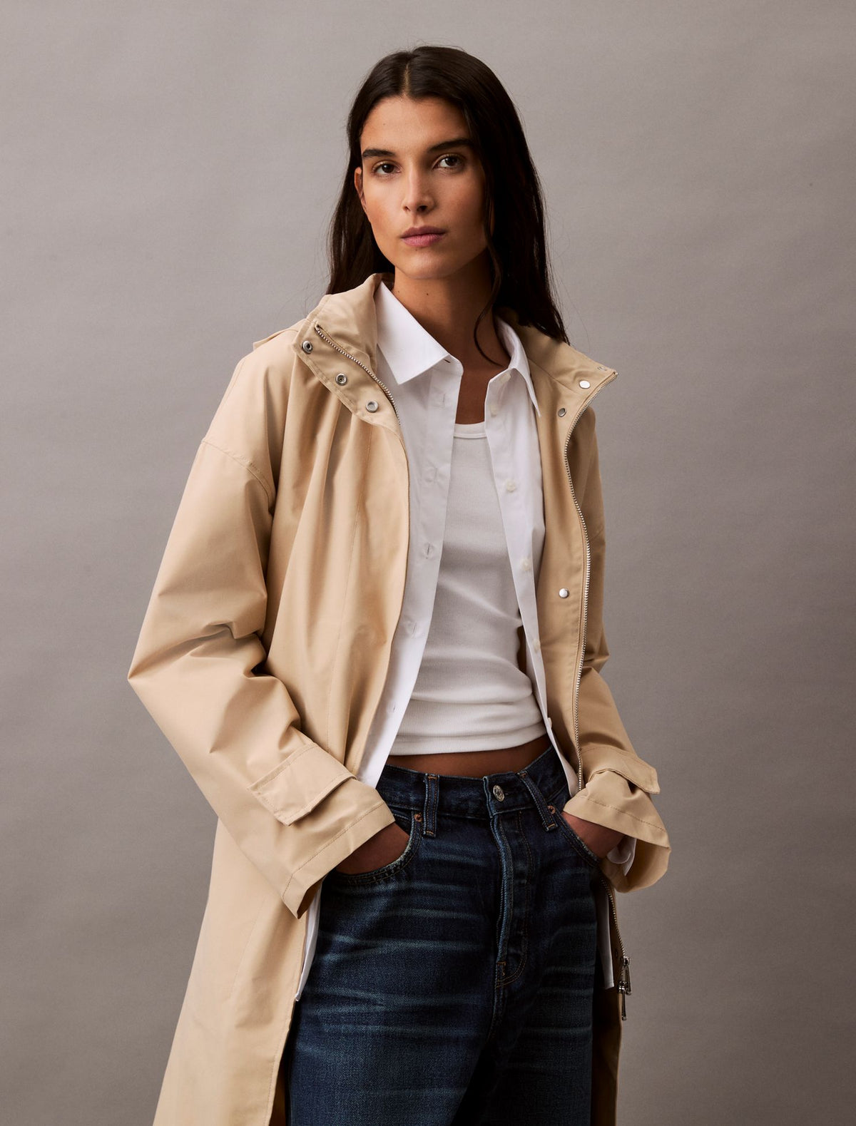 Rain Anorak Jacket - Calvin Klein Women