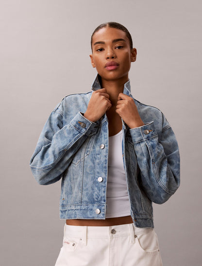 90s Trucker Jacket - Calvin Klein Women
