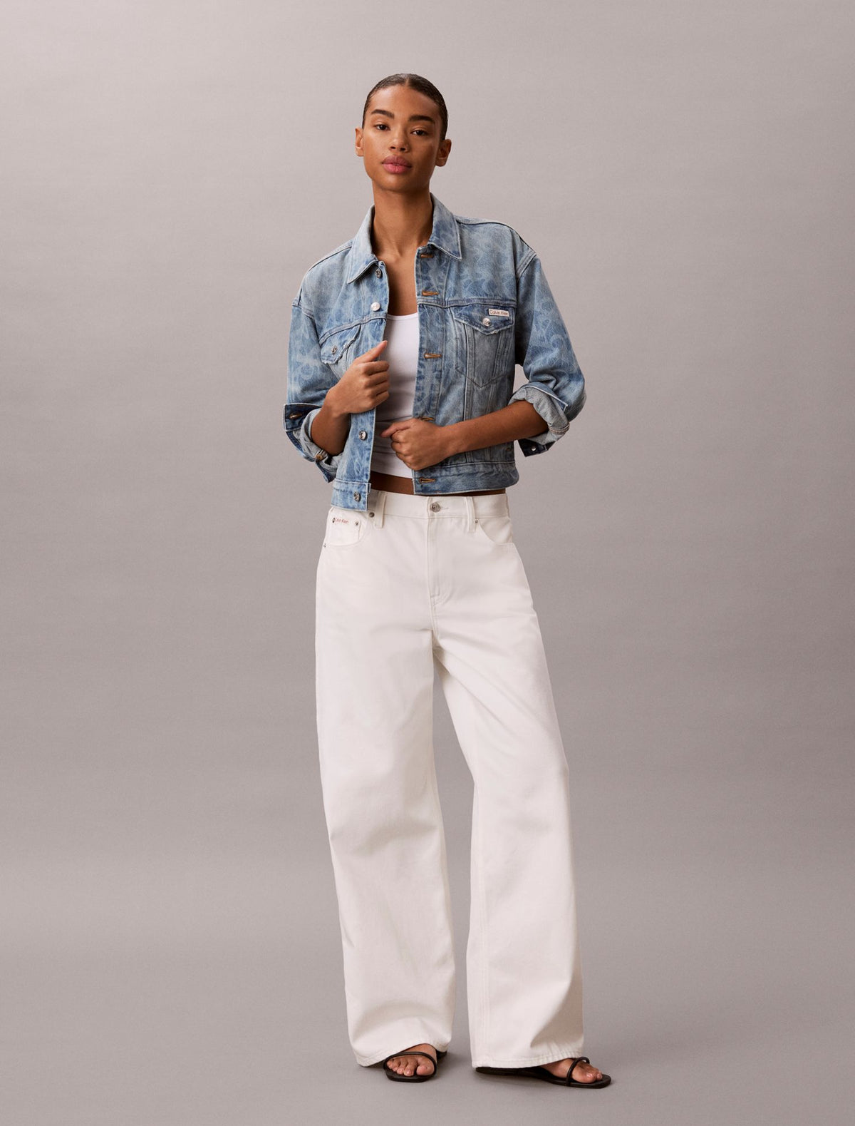 90s Trucker Jacket - Calvin Klein Women