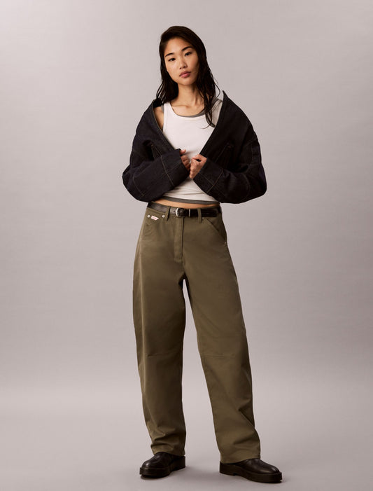 Cotton Twill Painter Pants - Calvin Klein Women