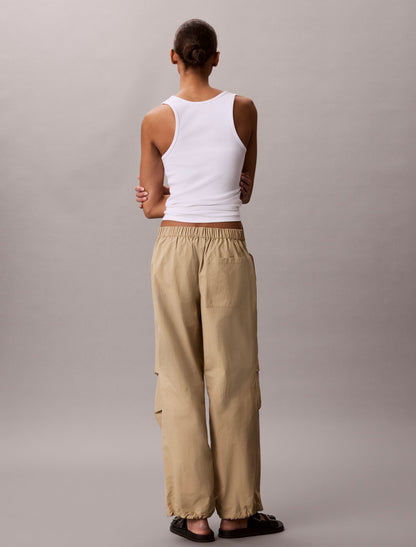 Crinkle Nylon Pants - Calvin Klein Women