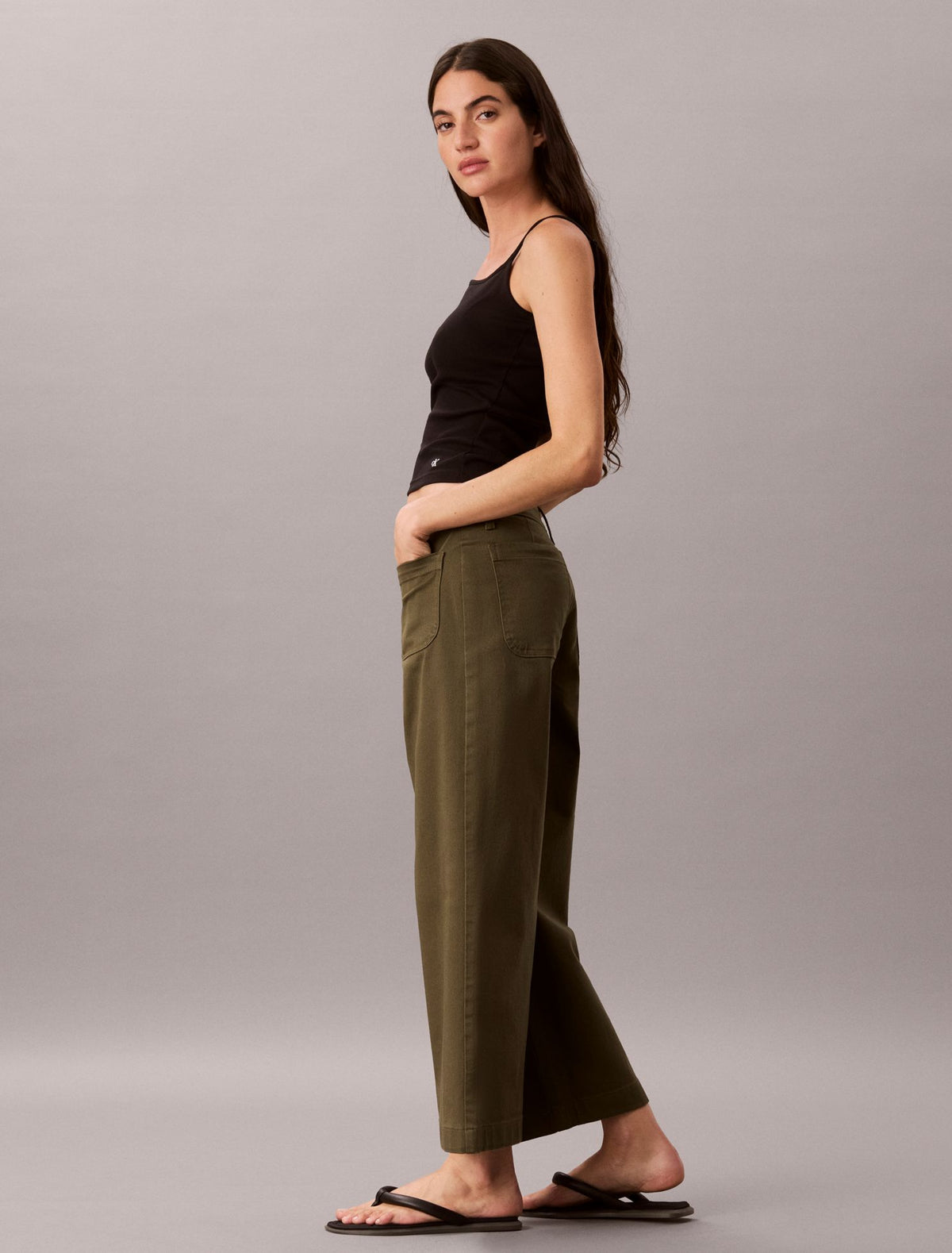 Stretch Twill Marcy Pants - Calvin Klein Women